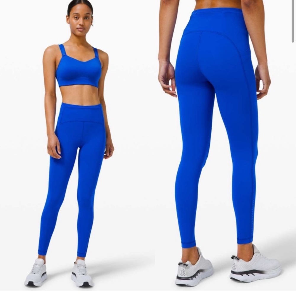 Lululemon Swift Speed High-Rise Leggings Tight 28” In Royal Blue Size 4